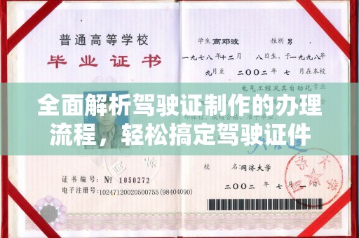 八宿全面解析驾驶证制作的办理流程，轻松搞定驾驶证件