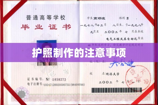 八宿护照制作的注意事项